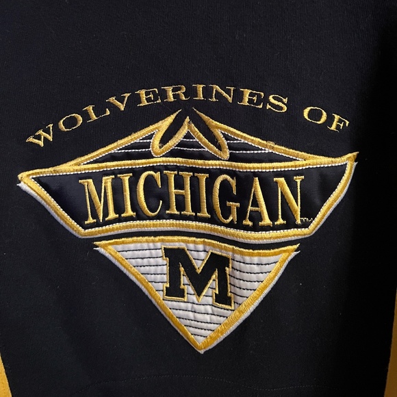 Michigan Wolverines Embroidered Sweatshirt - Picture 2 of 4